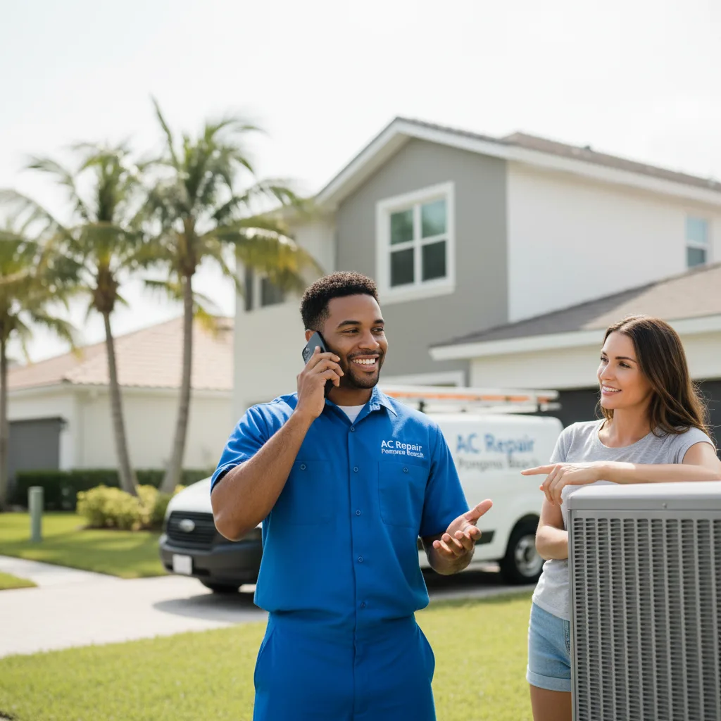 AC Repair Pompano Beach customer support in North Palm Beach